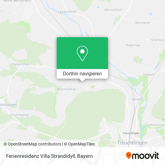 Ferienresidenz Villa Strandidyll Karte