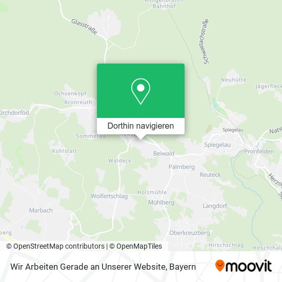 Wir Arbeiten Gerade an Unserer Website Karte