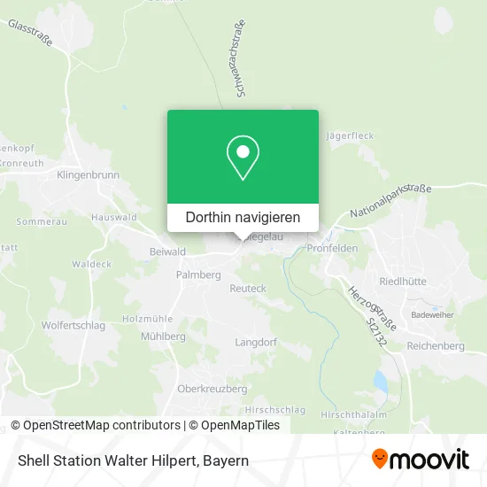 Shell Station Walter Hilpert Karte