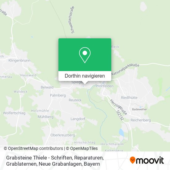 Grabsteine Thiele - Schriften, Reparaturen, Grablaternen, Neue Grabanlagen Karte