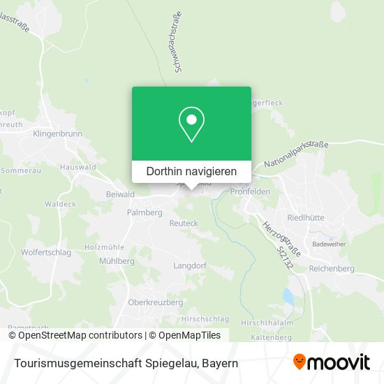 Tourismusgemeinschaft Spiegelau Karte
