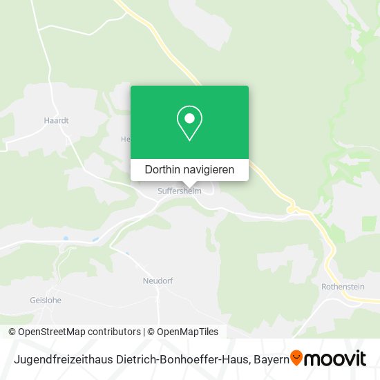 Jugendfreizeithaus Dietrich-Bonhoeffer-Haus Karte