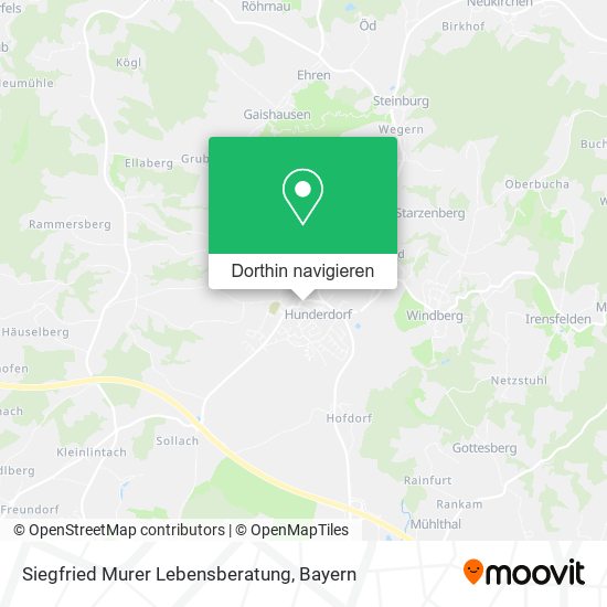 Siegfried Murer Lebensberatung Karte