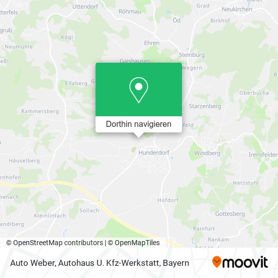 Auto Weber, Autohaus U. Kfz-Werkstatt Karte