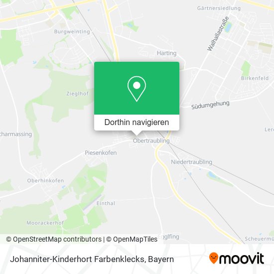 Johanniter-Kinderhort Farbenklecks Karte