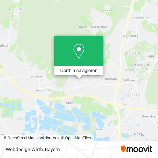 Webdesign Wirth Karte