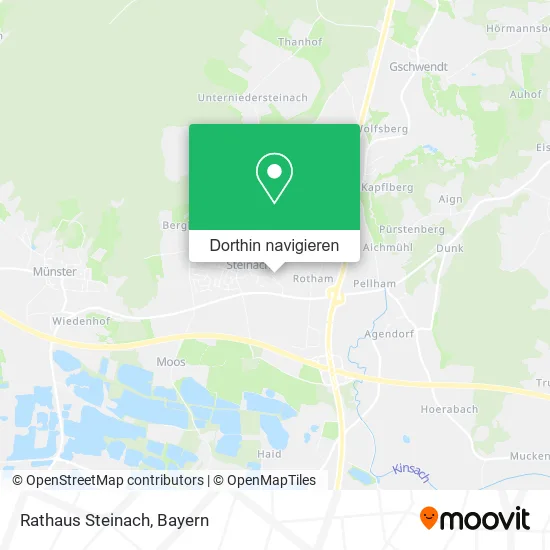 Rathaus Steinach Karte