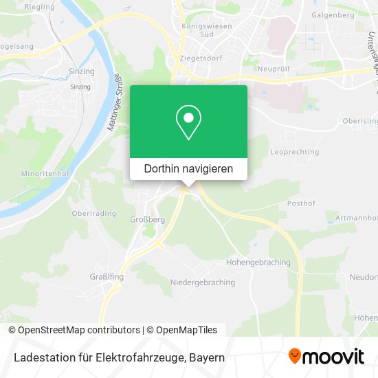 Ladestation für Elektrofahrzeuge Karte