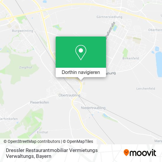 Dressler Restaurantmobiliar Vermietungs Verwaltungs Karte