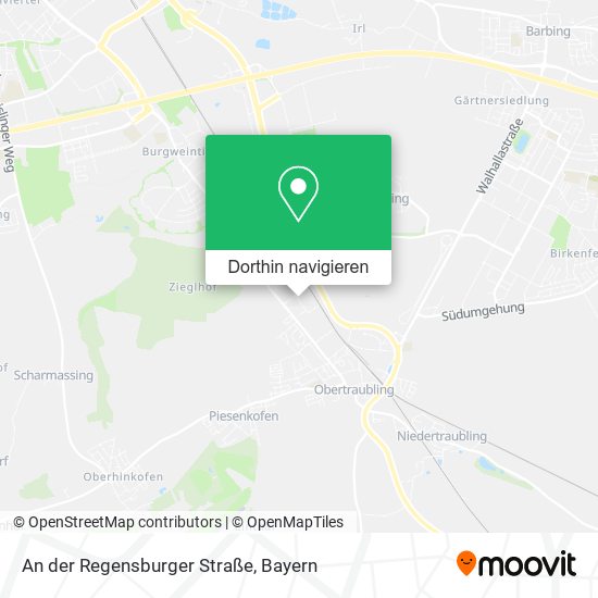 An der Regensburger Straße Karte
