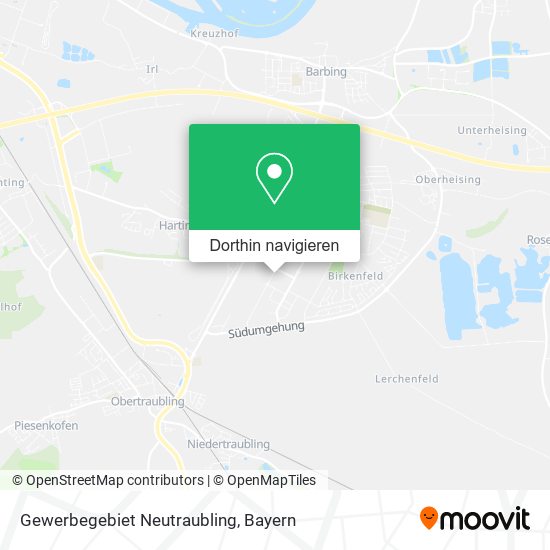 Gewerbegebiet Neutraubling Karte