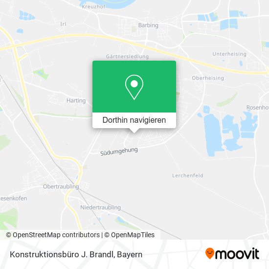 Konstruktionsbüro J. Brandl Karte