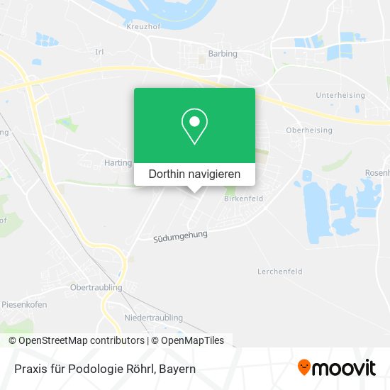 Praxis für Podologie Röhrl Karte