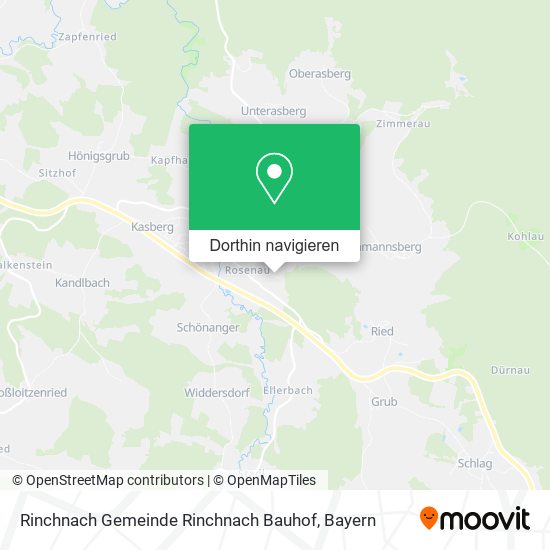 Rinchnach Gemeinde Rinchnach Bauhof Karte