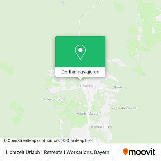 Lichtzeit Urlaub I Retreats I Workations Karte