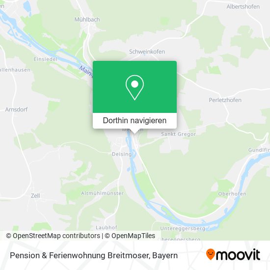 Pension & Ferienwohnung Breitmoser Karte
