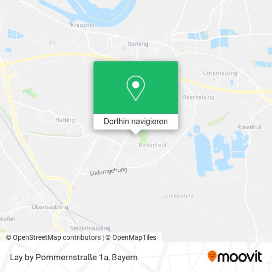 Lay by Pommernstraße 1a Karte