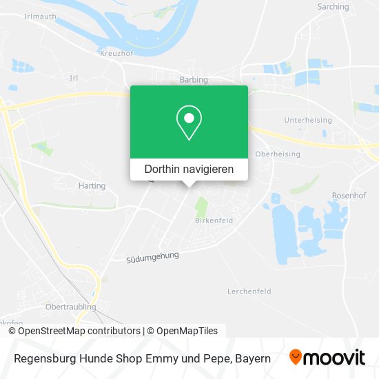 Regensburg Hunde Shop Emmy und Pepe Karte
