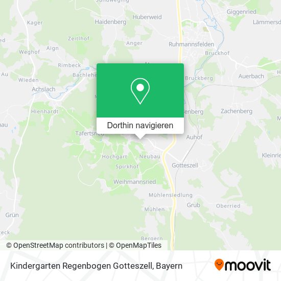 Kindergarten Regenbogen Gotteszell Karte