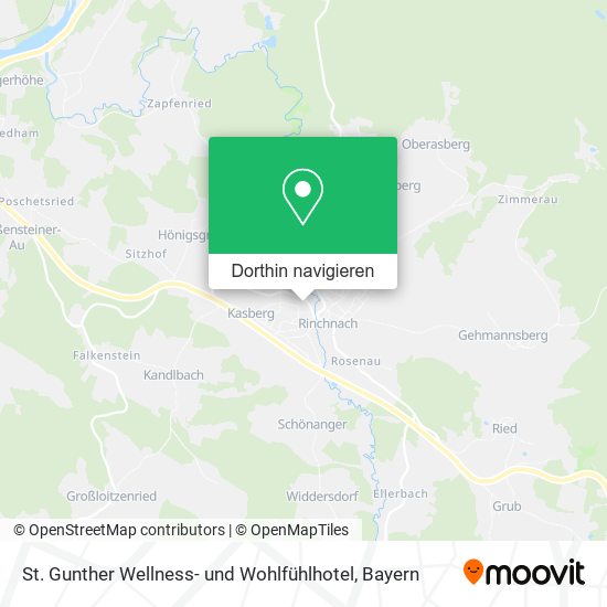 St. Gunther Wellness- und Wohlfühlhotel Karte