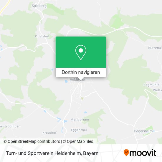 Turn- und Sportverein Heidenheim Karte