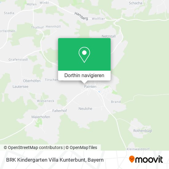 BRK Kindergarten Villa Kunterbunt Karte
