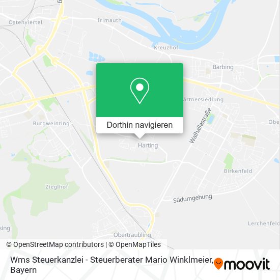 Wms Steuerkanzlei - Steuerberater Mario Winklmeier Karte