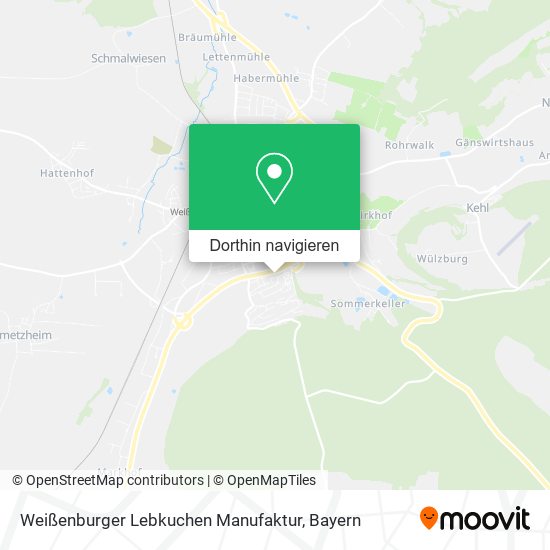 Weißenburger Lebkuchen Manufaktur Karte