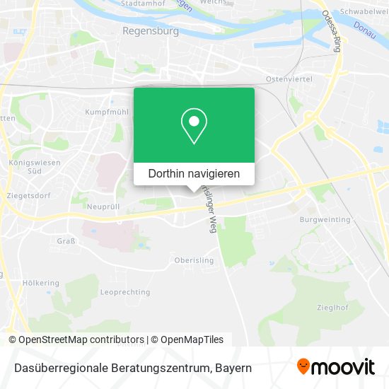 Dasüberregionale Beratungszentrum Karte