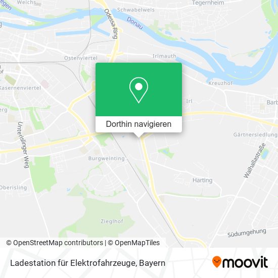 Ladestation für Elektrofahrzeuge Karte