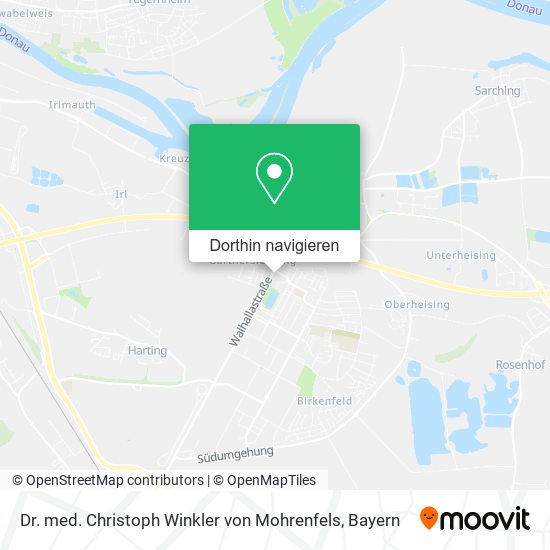 Dr. med. Christoph Winkler von Mohrenfels Karte