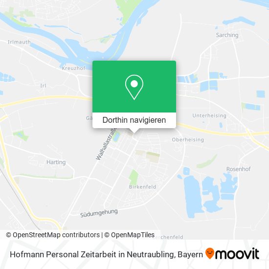 Hofmann Personal Zeitarbeit in Neutraubling Karte