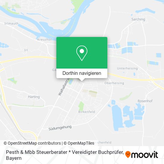 Pesth & Mbb Steuerberater * Vereidigter Buchprüfer Karte