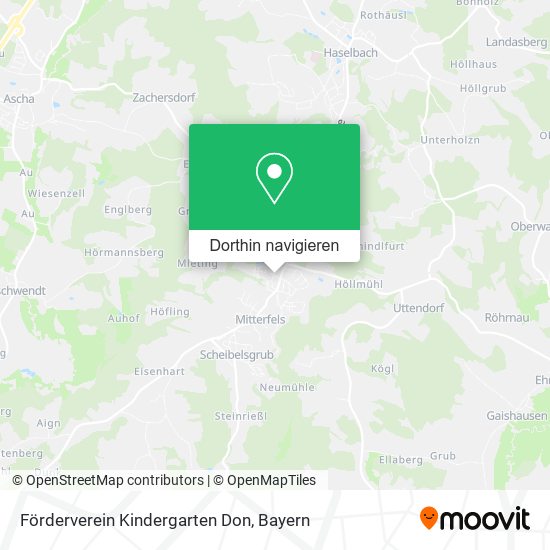 Förderverein Kindergarten Don Karte