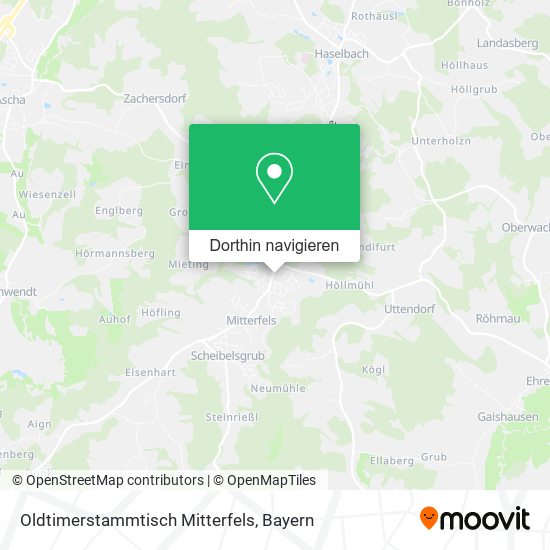 Oldtimerstammtisch Mitterfels Karte