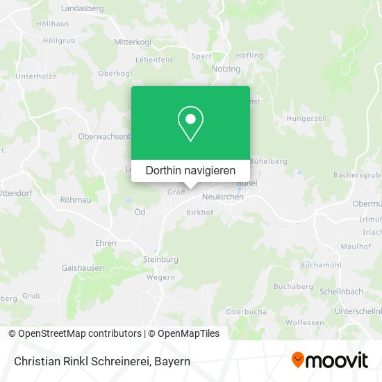 Christian Rinkl Schreinerei Karte
