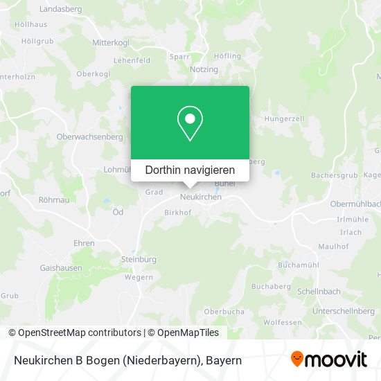 Neukirchen B Bogen (Niederbayern) Karte