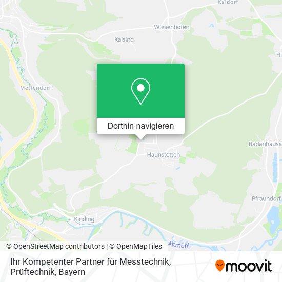 Ihr Kompetenter Partner für Messtechnik, Prüftechnik Karte