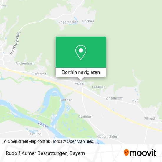 Rudolf Aumer Bestattungen Karte