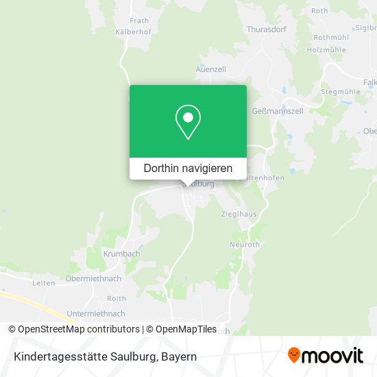 Kindertagesstätte Saulburg Karte
