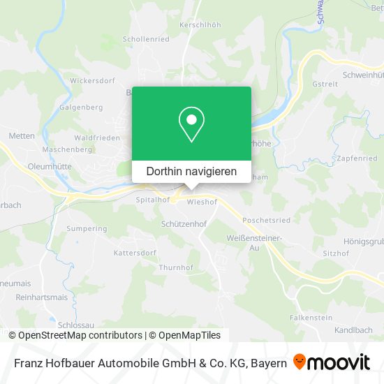 Franz Hofbauer Automobile GmbH & Co. KG Karte