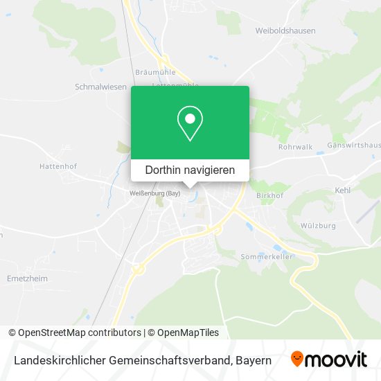 Landeskirchlicher Gemeinschaftsverband Karte