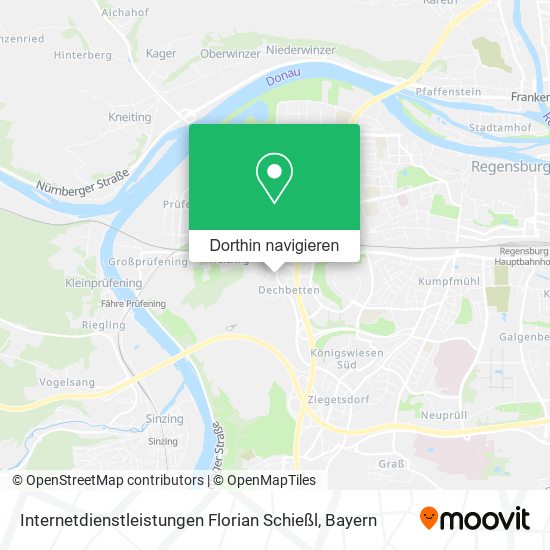 Internetdienstleistungen Florian Schießl Karte