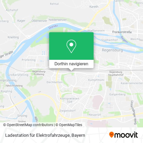 Ladestation für Elektrofahrzeuge Karte