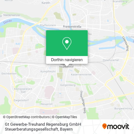 Gt Gewerbe-Treuhand Regensburg GmbH Steuerberatungsgesellschaft Karte