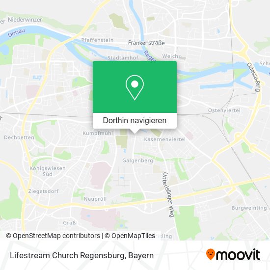 Lifestream Church Regensburg Karte