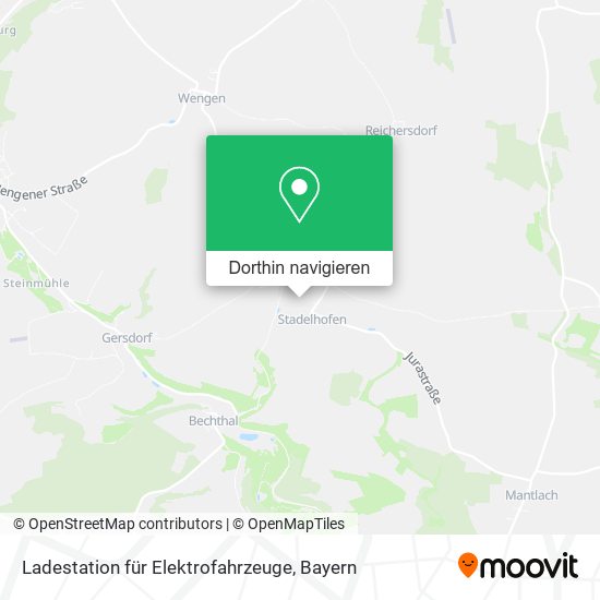 Ladestation für Elektrofahrzeuge Karte
