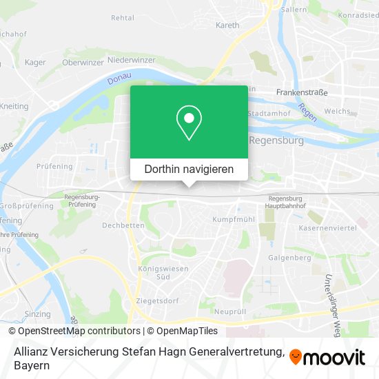 Allianz Versicherung Stefan Hagn Generalvertretung Karte