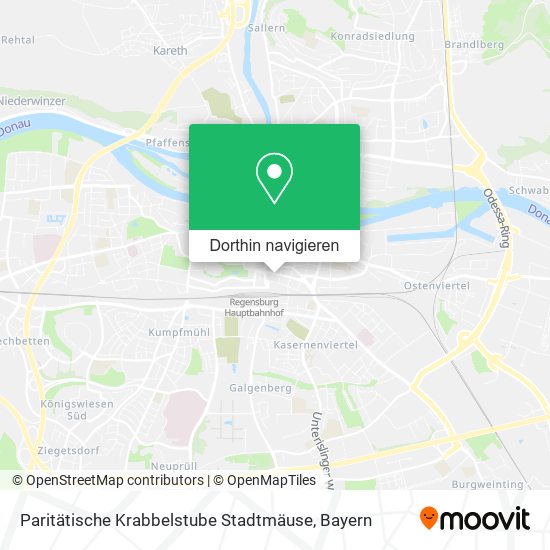 Paritätische Krabbelstube Stadtmäuse Karte