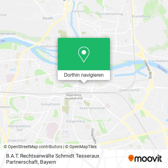 B.A.T. Rechtsanwälte Schmidt Tesseraux Partnerschaft Karte